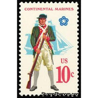 United States of America 1975 Continental Marine with Musket, Fullrigged Ship