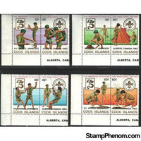 Cook Islands Scouting , 8 stamps