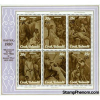 Cook Islands Christ Lot 18 , 1 souvenir sheet