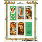 Cook Islands Christ Lot 2 , 1 souvenir sheet