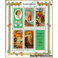 Cook Islands Christ , 1 souvenir sheet