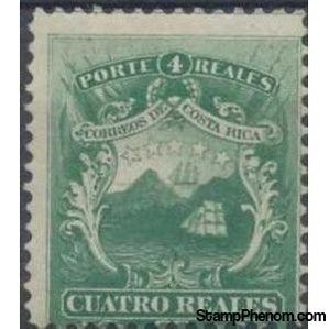 Costa Rica 1864 Coat of Arms-Stamps-Costa Rica-Mint-StampPhenom