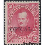 Costa Rica 1887 Próspero Fernández overprinted "OFICAL."-Stamps-Costa Rica-Mint-StampPhenom