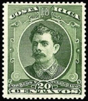 Costa Rica 1889 Ramón Bernardo Soto Alfaro (1854-1931)-Stamps-Costa Rica-Mint-StampPhenom