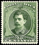 Costa Rica 1889 Ramón Bernardo Soto Alfaro (1854-1931)-Stamps-Costa Rica-Mint-StampPhenom