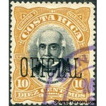 Costa Rica 1901 Braulio Carrillo overprinted "OFICIAL"-Stamps-Costa Rica-Mint-StampPhenom