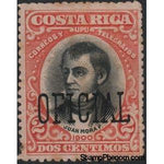 Costa Rica 1901 Juan Mora Fernández overprinted "OFICIAL"-Stamps-Costa Rica-Mint-StampPhenom