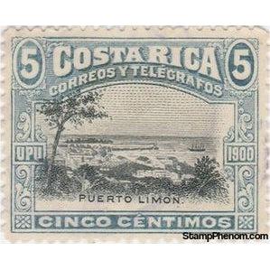 Costa Rica 1901 Puerto Limón-Stamps-Costa Rica-Mint-StampPhenom