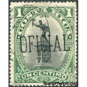 Costa Rica 1901 Statue of Juan Santamaria overprinted "OFICIAL"-Stamps-Costa Rica-Mint-StampPhenom