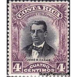 Costa Rica 1903 José María Cañas (1809-1860)-Stamps-Costa Rica-Mint-StampPhenom