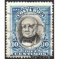 Costa Rica 1907 Braulio Carillo Colina-Stamps-Costa Rica-Mint-StampPhenom