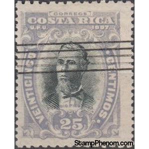 Costa Rica 1907 Eusebio Figueroa Oreamuno-Stamps-Costa Rica-Mint-StampPhenom