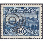 Costa Rica 1907 Landscape and Train-Stamps-Costa Rica-Mint-StampPhenom