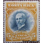 Costa Rica 1907 Mauro Fernández Acuńa-Stamps-Costa Rica-Mint-StampPhenom