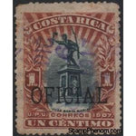 Costa Rica 1908 Juan Santamaría - OFICIAL-Stamps-Costa Rica-Mint-StampPhenom