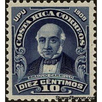 Costa Rica 1910 Braulio Evaristo Carrillo Colina (1800-1845)-Stamps-Costa Rica-Mint-StampPhenom