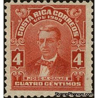 Costa Rica 1910 José M. Cañas (1809-1860)-Stamps-Costa Rica-Mint-StampPhenom