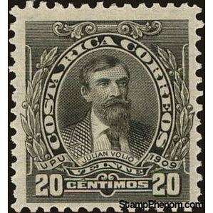 Costa Rica 1910 Julián Volio Llorente (1827-1890)-Stamps-Costa Rica-Mint-StampPhenom