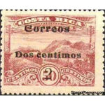 Costa Rica 1912 Telegrafos / Correos dos centimos 2c on 50c-Stamps-Costa Rica-Mint-StampPhenom