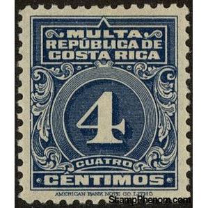 Costa Rica 1915 Numeral-Stamps-Costa Rica-Mint-StampPhenom