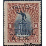 Costa Rica 1921 Juan Santamaria overprinted "OFICIAL"-Stamps-Costa Rica-Mint-StampPhenom