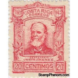 Costa Rica 1923 President Jesús Jimenez (1823-1897)-Stamps-Costa Rica-Mint-StampPhenom