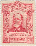 Costa Rica 1923 President Jesús Jimenez (1823-1897)-Stamps-Costa Rica-Mint-StampPhenom