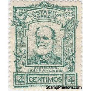 Costa Rica 1923 President Jesús Jimenez (1823-1897)-Stamps-Costa Rica-Mint-StampPhenom