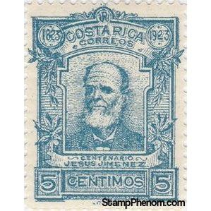 Costa Rica 1923 President Jesús Jimenez (1823-1897)-Stamps-Costa Rica-Mint-StampPhenom