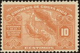 Costa Rica 1924 Map of Guanacaste-Stamps-Costa Rica-Mint-StampPhenom