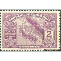 Costa Rica 1924 Map of Guanacaste-Stamps-Costa Rica-Mint-StampPhenom