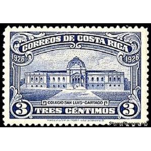 Costa Rica 1926 College of San Luis Cartago-Stamps-Costa Rica-Mint-StampPhenom