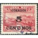 Costa Rica 1926 Landscape and Train surcharged 5 on 2-Stamps-Costa Rica-Mint-StampPhenom