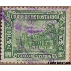 Costa Rica 1930 Post- and Telegraph Building San José-Stamps-Costa Rica-Mint-StampPhenom