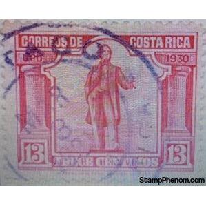 Costa Rica 1931 President Juan R. Mora Porras Monument, San José-Stamps-Costa Rica-Mint-StampPhenom