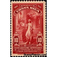 Costa Rica 1935 Red Cross Nurse-Stamps-Costa Rica-Mint-StampPhenom