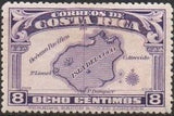 Costa Rica 1936 Map of Cocos Island-Stamps-Costa Rica-Mint-StampPhenom