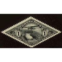 Costa Rica 1937 Airplane over Poa ́s Volcano-Stamps-Costa Rica-Mint-StampPhenom