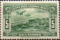 Costa Rica 1937 Puntarenas-Stamps-Costa Rica-Mint-StampPhenom