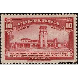 Costa Rica 1940 La Sabana Terminal-Stamps-Costa Rica-Mint-StampPhenom