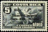 Costa Rica 1941 Allegory of Flight overprint-Stamps-Costa Rica-Mint-StampPhenom