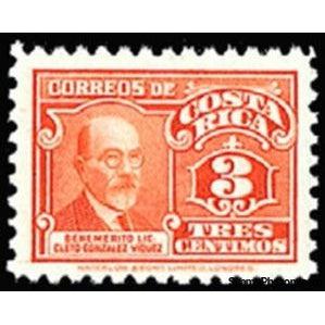 Costa Rica 1941 Cleto González Víquez-Stamps-Costa Rica-Mint-StampPhenom