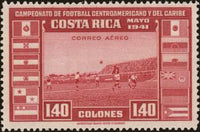 Costa Rica 1941 Game scene-Stamps-Costa Rica-Mint-StampPhenom