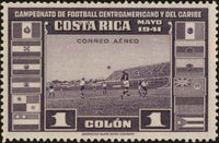 Costa Rica 1941 Game scene-Stamps-Costa Rica-Mint-StampPhenom