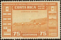 Costa Rica 1941 Game scene-Stamps-Costa Rica-Mint-StampPhenom