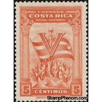 Costa Rica 1942 Torch of Freedom-Stamps-Costa Rica-Mint-StampPhenom