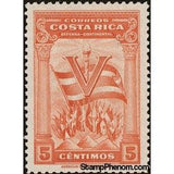 Costa Rica 1942 Torch of Freedom-Stamps-Costa Rica-Mint-StampPhenom