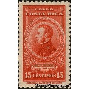 Costa Rica 1943 Francisco Morazan-Stamps-Costa Rica-Mint-StampPhenom