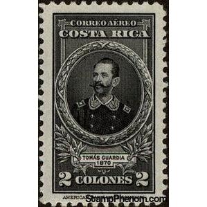 Costa Rica 1943 Tomás Guardia Gutiérrez (1831-1882)-Stamps-Costa Rica-Mint-StampPhenom