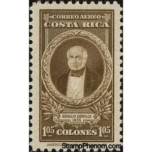 Costa Rica 1945 Braulio Carrillo Colina (1800-1845)-Stamps-Costa Rica-Mint-StampPhenom